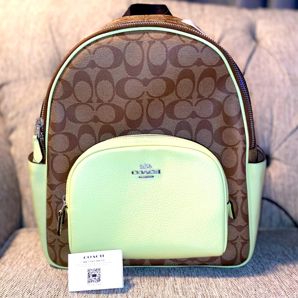 Coach Signature Court Backpack